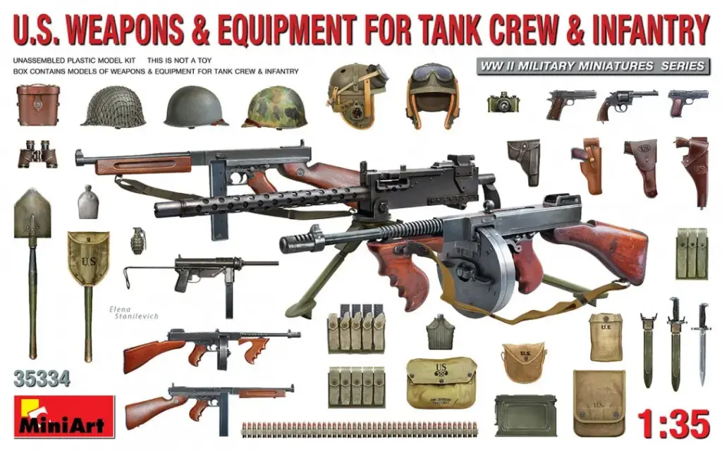 MiniArt : U.S. Weapons & Equipment for Tank Crew & Infantry