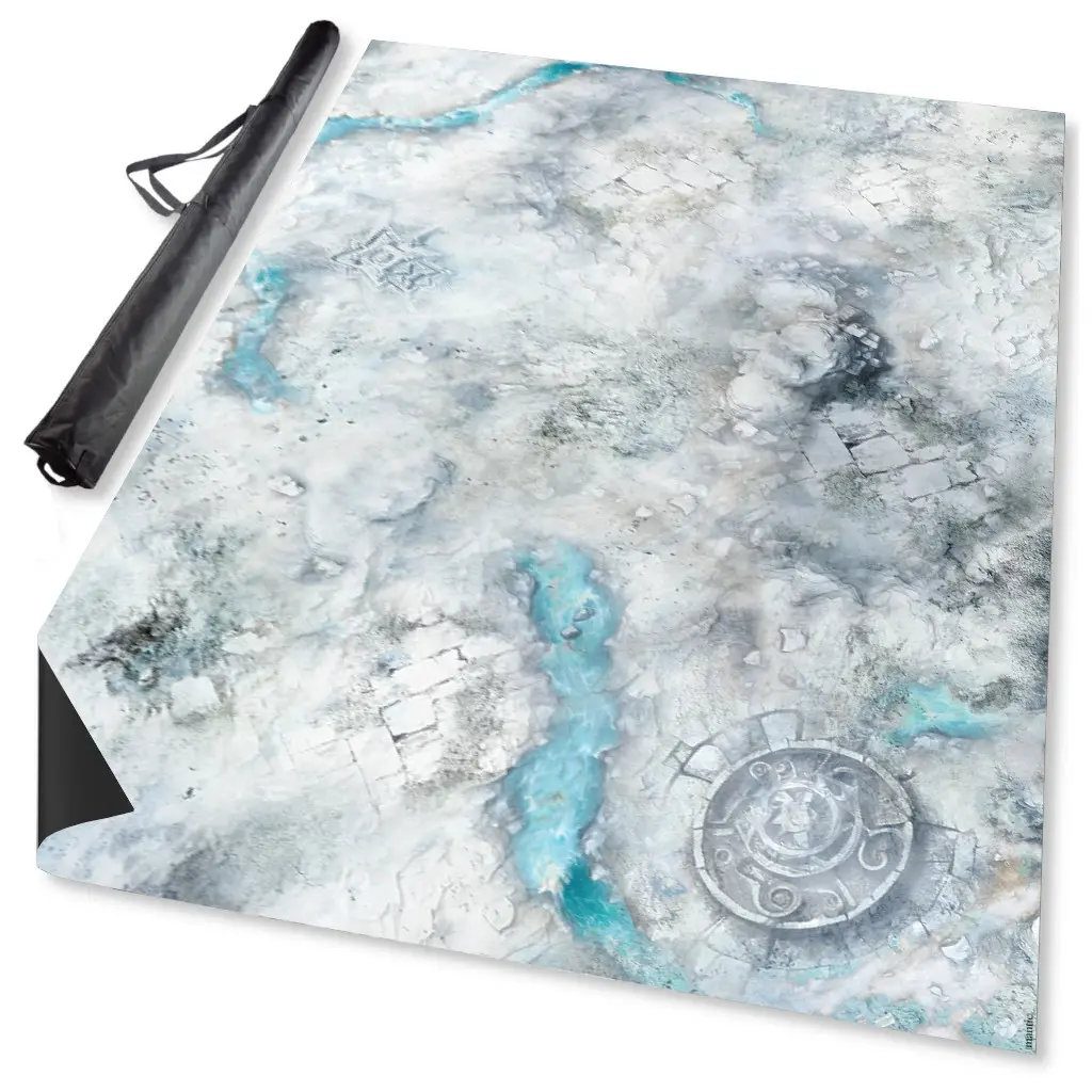 Terrain Crate : Tapis de jeu en Néoprène 44x60 "Snowfield"