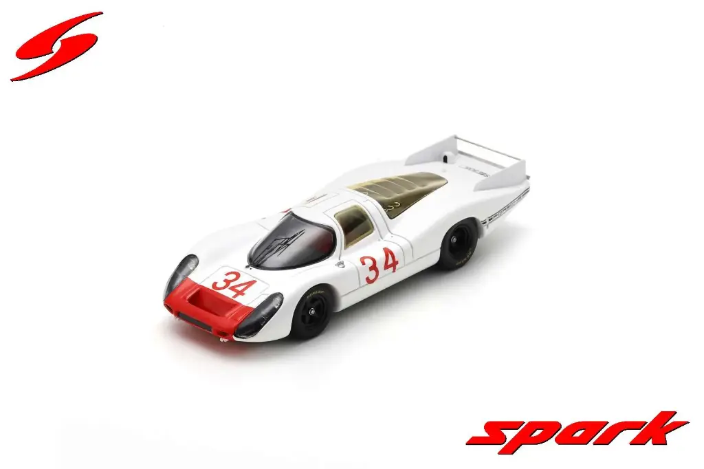 Spark model: Porsche 908LH No.34 Test Days Le Mans 1968 Rolf Stommelen