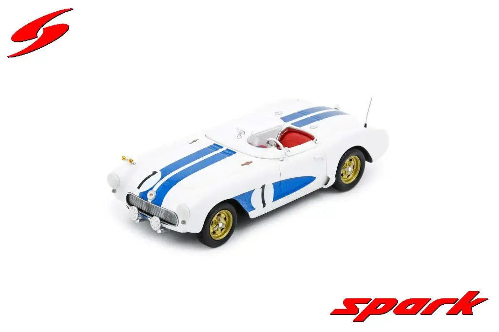 Spark model : Chevrolet Corvette C1 No.1 9th 12H Sebring 1956  J. Fitch - W. Hansgen