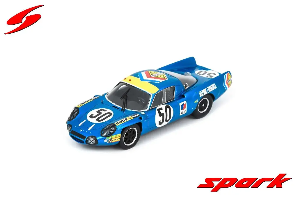 Spark :  Alpine A210 No.50 12th Le Mans 24H 1969 A. Serpaggi - C. Ethuin