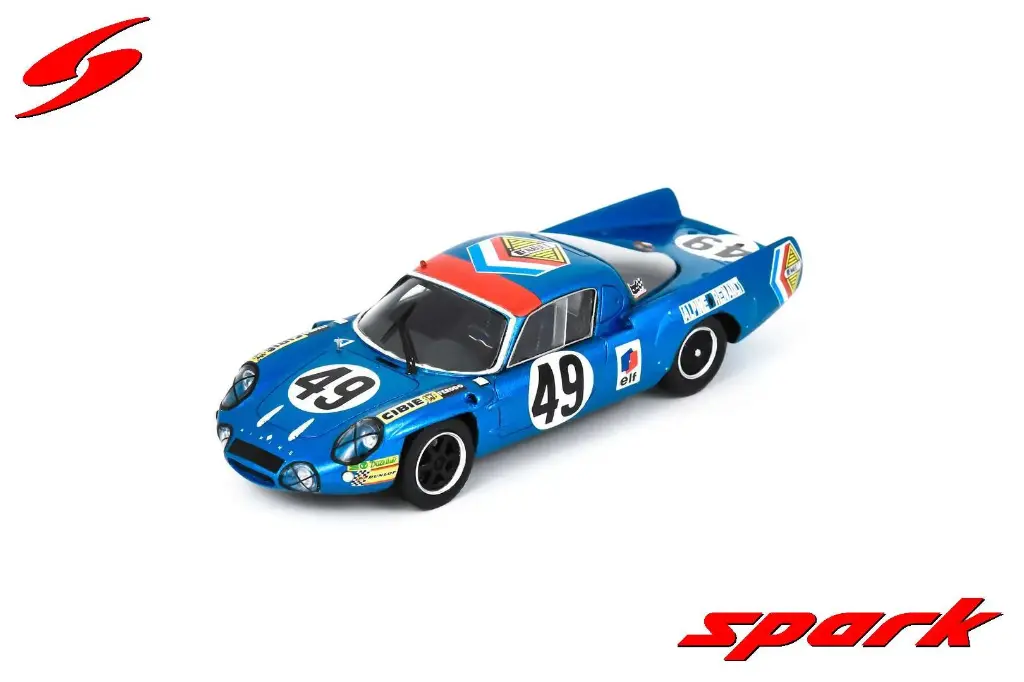 Spark :  Alpine A210 No.49 Le Mans 24H 1969 J. Foucteau - P. Compain