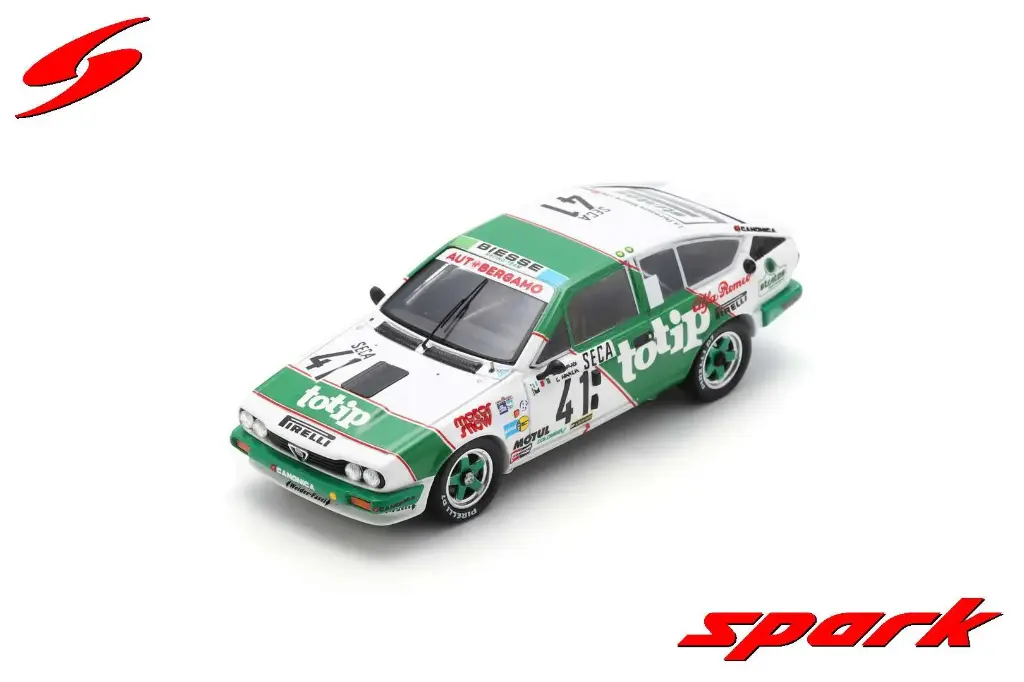 Spark Model : Alfa Romeo GTV 6 No.41 24H Spa 1984 L. Lombardi - G. Francia - "Tango"