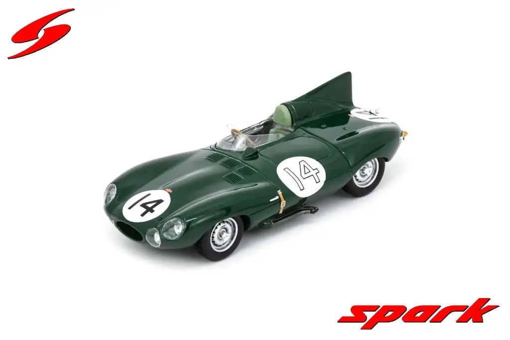 Spark :  Jaguar D No.14 2nd Le Mans 24H 1954 T. Rolt - D. Hamilton