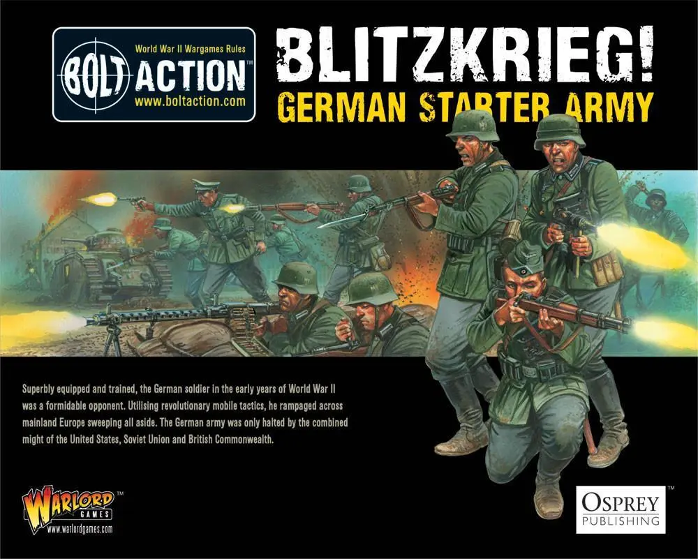 Bolt Action : Blitzkrieg! Early war German Starter Army (2025)