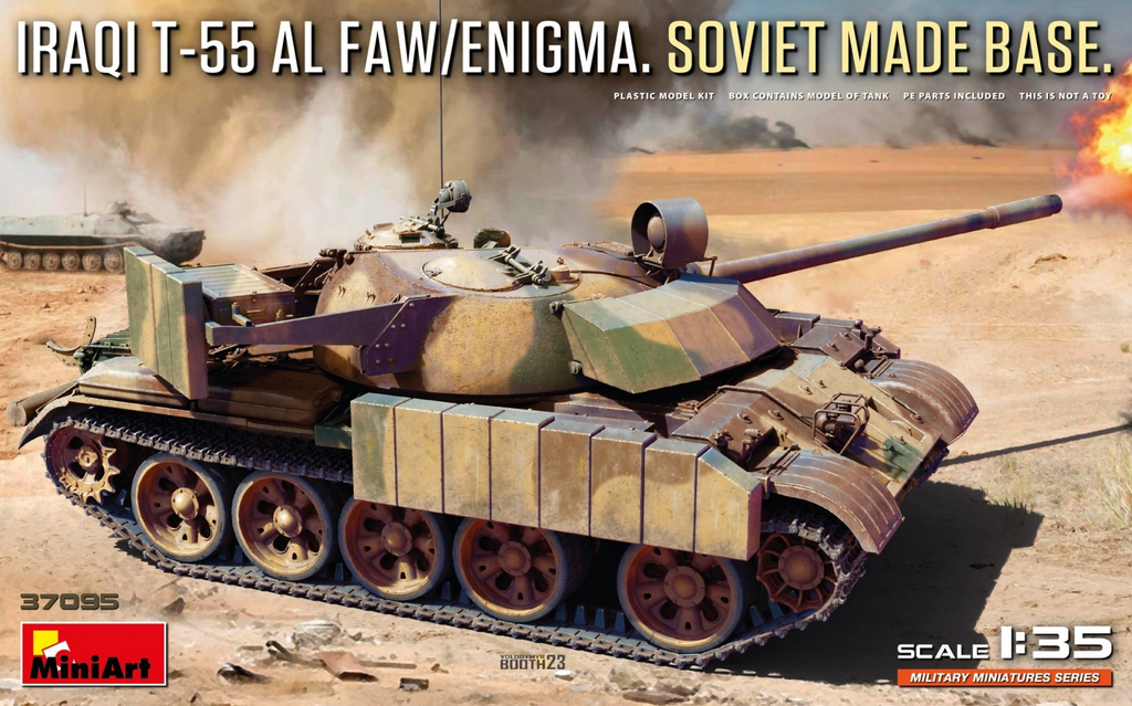 Miniart : Iraqi T-55 Al Faw/Enigma │ Soviet Made Base