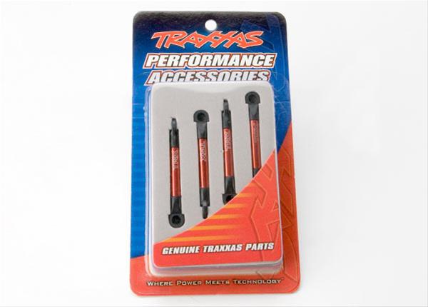 Traxxas : Push rods, aluminum (red-anodized) (4pcs)