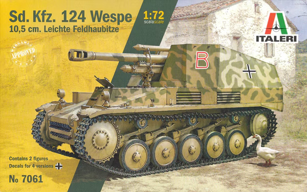 Italeri : Sd.Kfz. 124 Wespe │ 10,5cm leichte Feldhaubitze