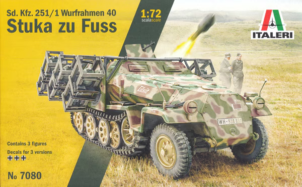 Italeri : Sd.Kfz. 251/1 Wurfrahmen 40 ‘Stuka zu Fuss‘