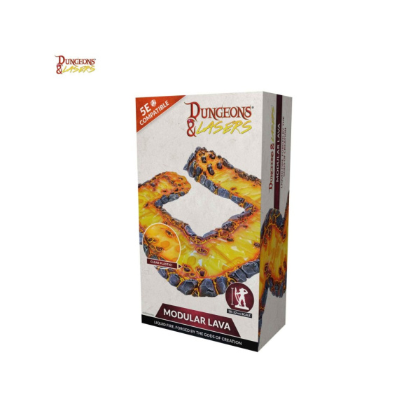 Dugeon & Laser :  Lave Modulaire  -Set de décors │ Dungeons & Dragons 5E Compatible