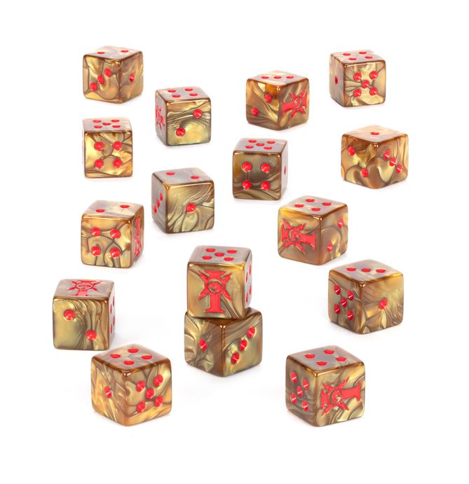 Adeptus Custodes : Dice Set │ Warhammer 40.000