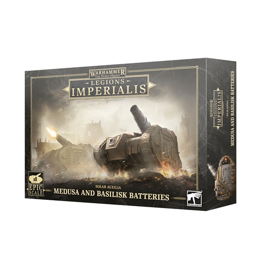 Solar Auxilia : Medusa and Basilisk Batteries │ Warhammer Legions Imperialis