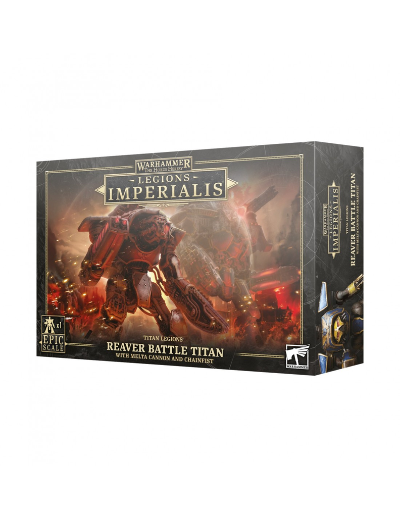 Titan Legions : Reaver Battle Titan with Melta Cannon and Chainfist │ Warhammer Legions Imperialis