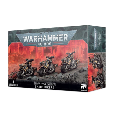 Chaos Space Marines : Chaos Bikers │ Warhammer 40.000