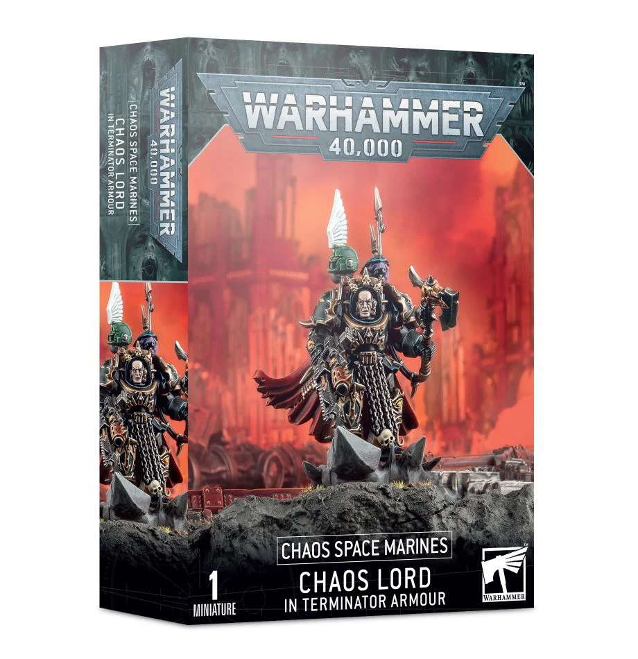  Space Marines du Chaos : Chaos Lord in terminator Armour │ Warhammer 40.000