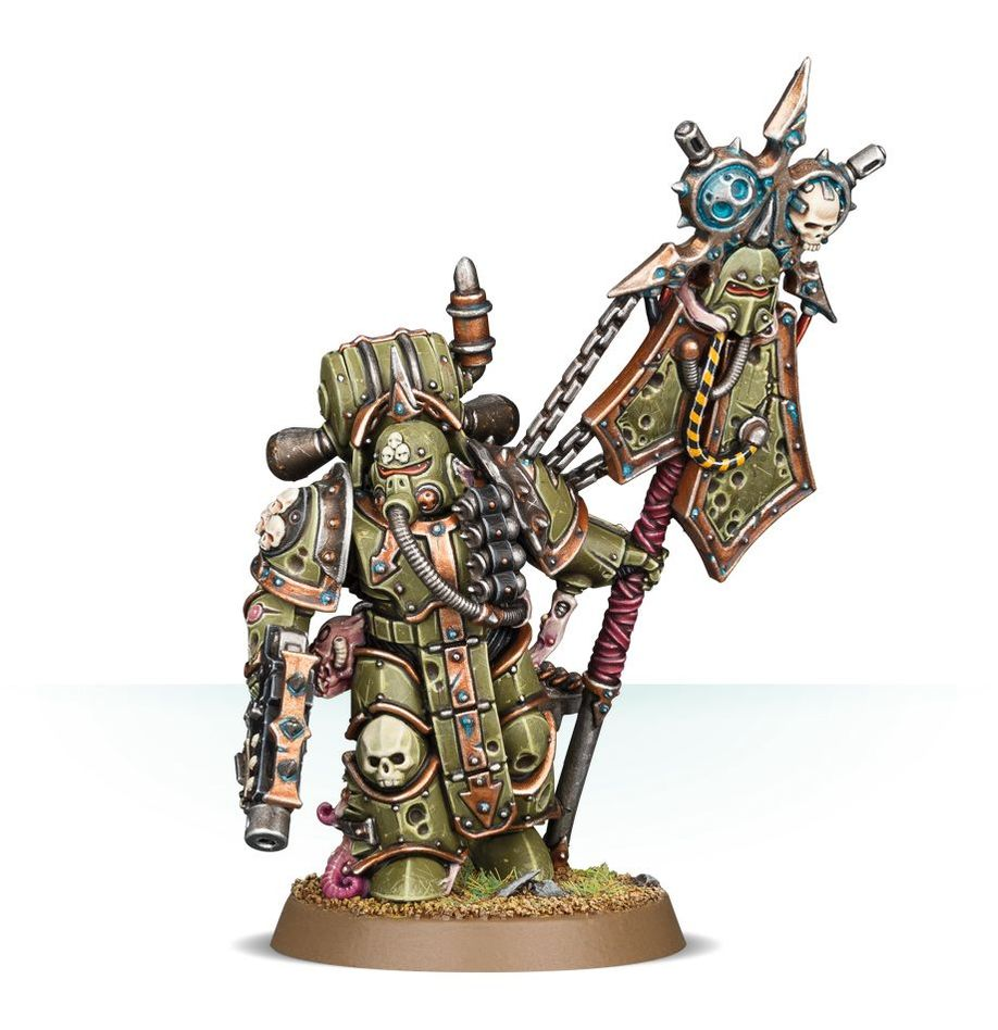 Death Guard : Plague Marine Icon Bearer │ Warhammer 40.000