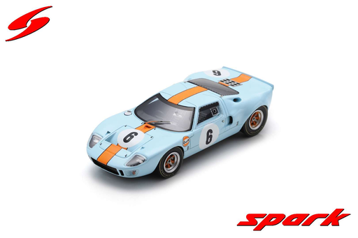 [SPK US254] Spark Model : Ford GT40 No.6 2nd 6H Watkins Glen 1968 P. Hawkins - D. Hobbs