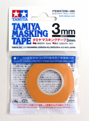 [TYA 87208] Tamiya : Bande cache 3mm