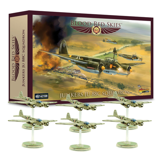 [WLG 772411001] Blood Red Skies : Junkers Ju 88C Squadron │ Escadron de 6 avions