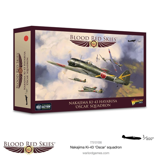 [WLG 775101006] Blood Red Skies : Nakajima KI-43 II Hayabusa 'Oscar' Squadron │ Escadron de 6 avions