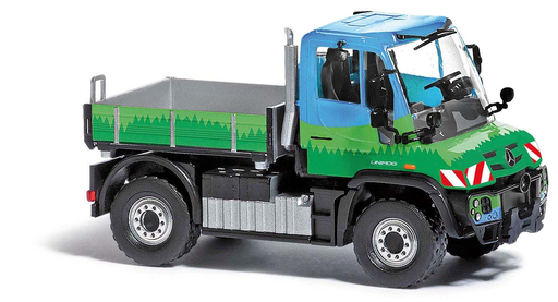 [BUS 50931] Busch : Mercedes Unimog │Vert/Bleu