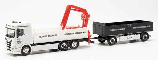 [HER 315999 ] Herpa : Scania CR 20 ND Pr.Hz. + kraan Gebrüder Melmer