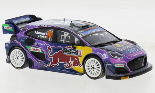 [IXM RAM831] Ixo models : Ford Puma Rally1 │ No.16  Red Bull Rallye WM Rallye Monte Carlo - A.Fourmaux/A.Coria, 2022