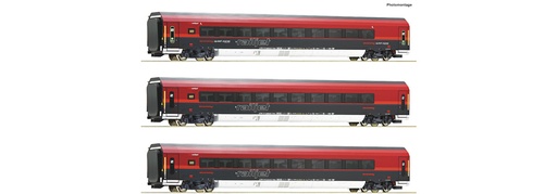 [ROC 74042] Roco : Coffret 3 voitures Railjet