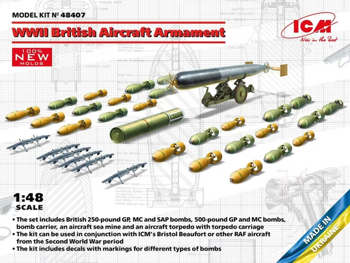 [ICM 48407] ICM : WWII British Aircraft Armament