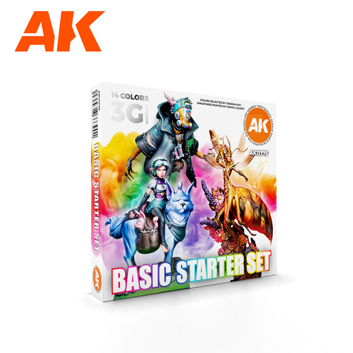 [AK 11775] Ak : Basic Starter Set │ 3rd Generation Acrylics