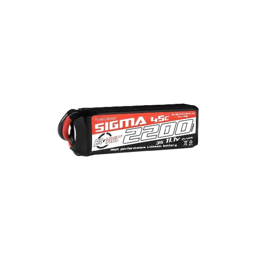 [RP RC-G45-SIGMA-45C-XT60] RCPlus : Accu Lipo 3S 11.1V 2200Mah 42c Fiche XT60