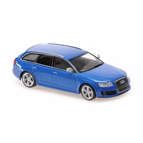 [MAC 940017211] Maxichamps : Audi RS6 Avant │ 2007 Bleu Métallique 