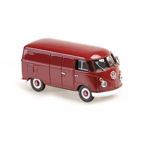 [MAC 940 052201] Maxichamps : Volkswagen T1 delivery van │ 1963 Rouge