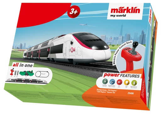 [MKN 29406] Marklin : Boite Départ TGV Duplex My World