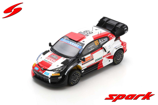 [SPK S6713] Spark : Toyota GR Yaris Rally1 │ No.69 Toyota Gazoo Racing WRT Winner Rally New Zealand 2022 K. Rovanperä - J. Halttunen (with the race arch)