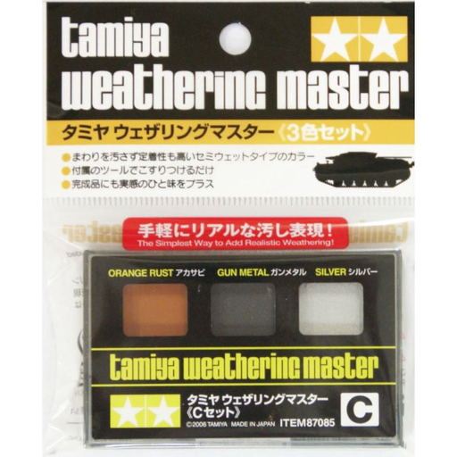 [TYA 87085] Tamiya : Palette de pastels C Weathering master 