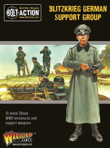 [WLG 402212007] Bolt Action : Blitzkrieg German Support Group │ Early-Mid