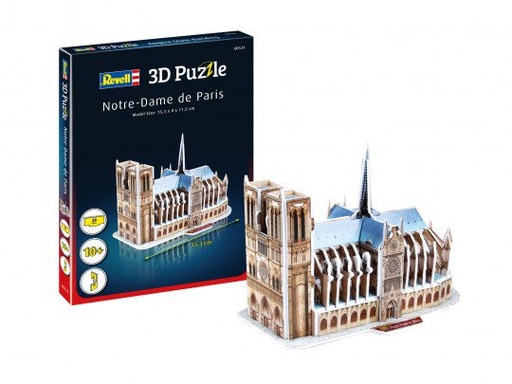 [REV 00121] Revell : Notre-Dame de Paris │15.3x8x11.5cm - 3D Puzzle 