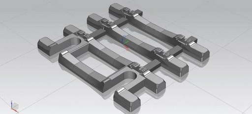 [PIK 55151] Piko :TRAVERSES 31MM RAILS BETON 