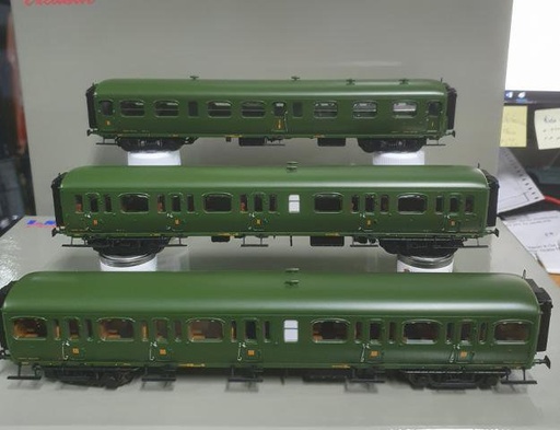 [LSM 42170] 3 VOITURES COMPAGNIE NORD BELGE N A3B4 - N B9 - N 