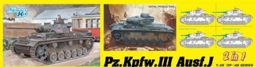 [DRA 6954] Dragon : Pz.Kpfw. III Ausf.J Initial/Early Production │ 2in1