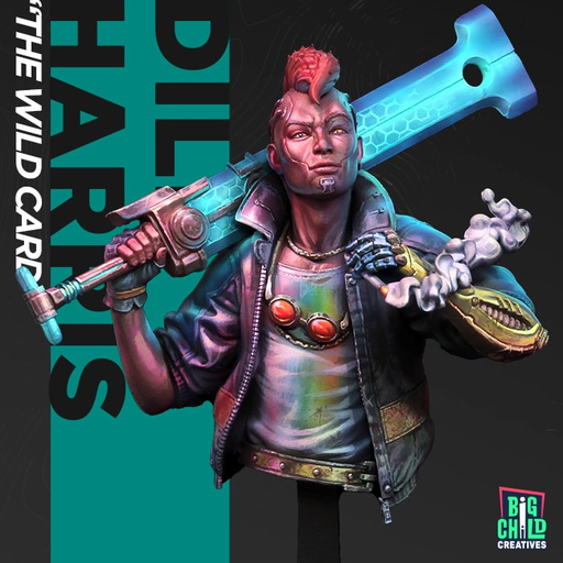 [BLD SFBU0002] BigChild : Dill Harris The Wild Cards│ Sci-Fi - Bust Series 