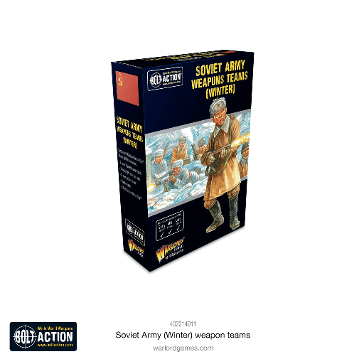 [WLG 402214011] Bolt Action : Soviet Army Weapons Teams (Winter) │ Early - Mid - Late