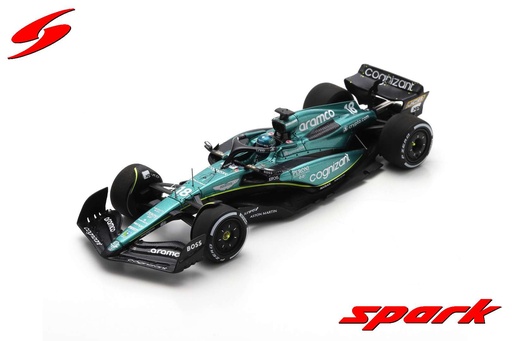 [SPK S8576] Spark Model : Aston Martin AMR23 No.18 Aston Martin Aramco Cognizant F1 Team 6th Bahrain GP 2023 Lance Stroll