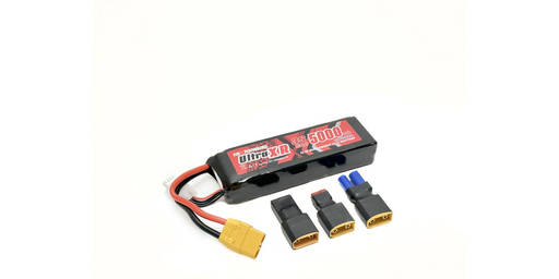 [PPF PP1-3S500LP-M] Pink Performance : Accu Lipo 5000mah 11.1v (3s)  50c Low Profil Low Profil  Multi Plug