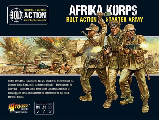 [WLG 402612001] Bolt Action : Afrika Korps Starter Army │ Mid - Late