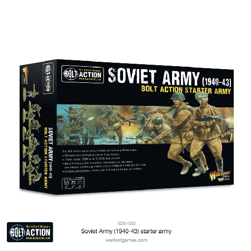 [WLG 402614003] Bolt Action : Soviet Army (1940-43) Starter Army │ Early - Mid