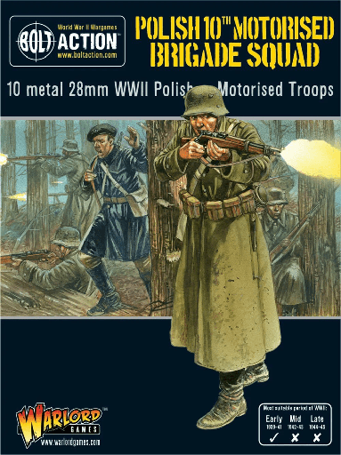 [WLG WGB-PI-03] Bolt Action : Polish 10th Motorised Brigade Squad │ Early