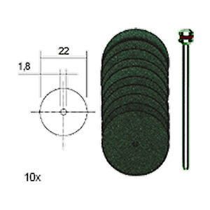 [PRX 28810] Proxxon : Disques à tronçonner , 10 Pcs