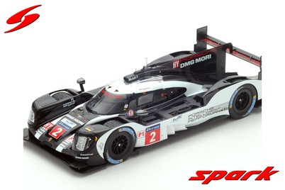 [SPK 18LM16] Spark : Porsche 919 Hybrid - HY │ No.2 Porsche Team Winner 24h Le Mans 2016 R. Dumas - N. Jani - M. Lieb With Acrylic Cover